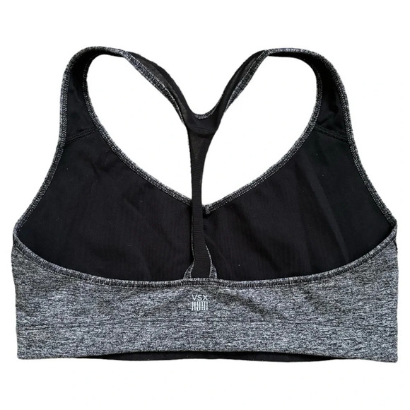 Victoria’s Secret Light Sports Bra- Size Medium Gray and Black - Picture 2 of 4